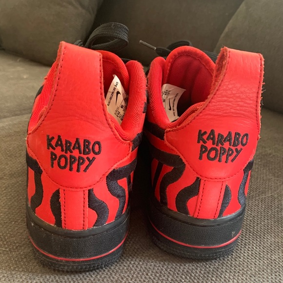 Nike Air Force 1 X Karibo Poppy - EUC - Picture 2 of 6